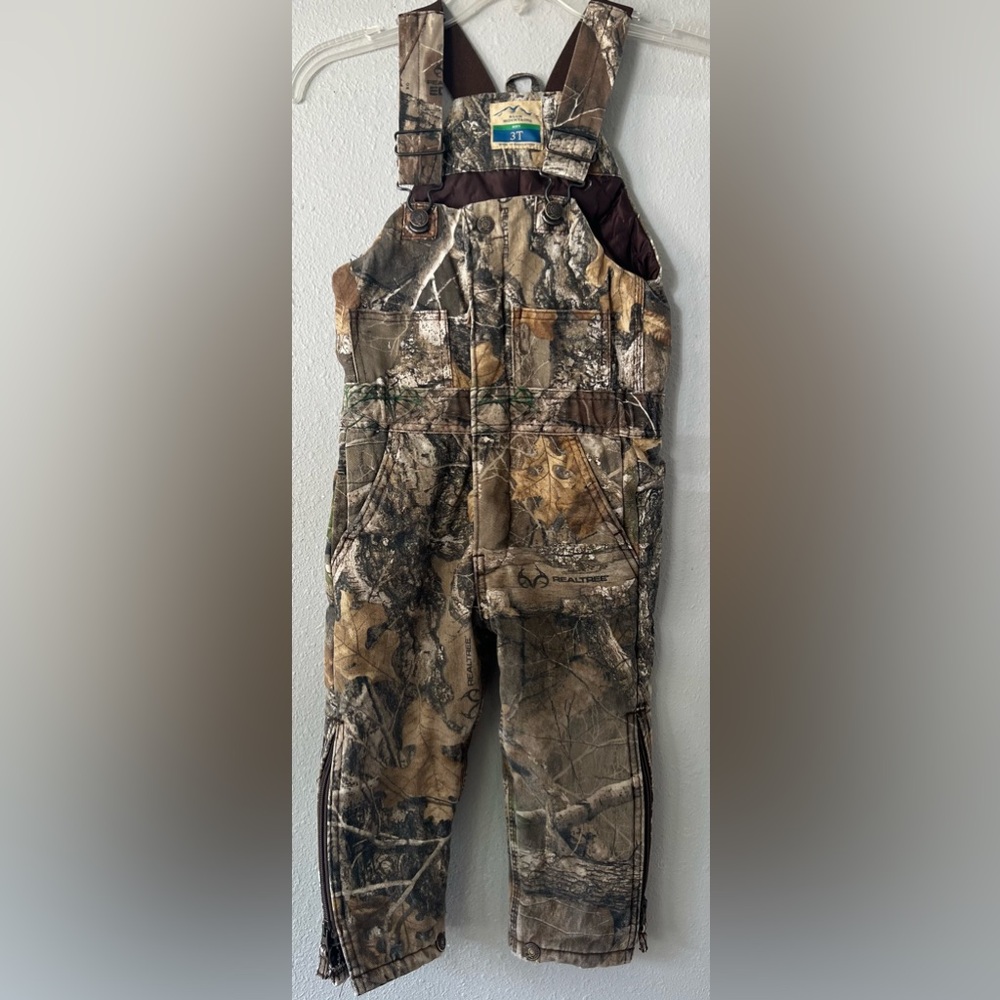 Blue Mountain Toddler Insulated Camouflage Bib | Size 3T | LIKE NEW!